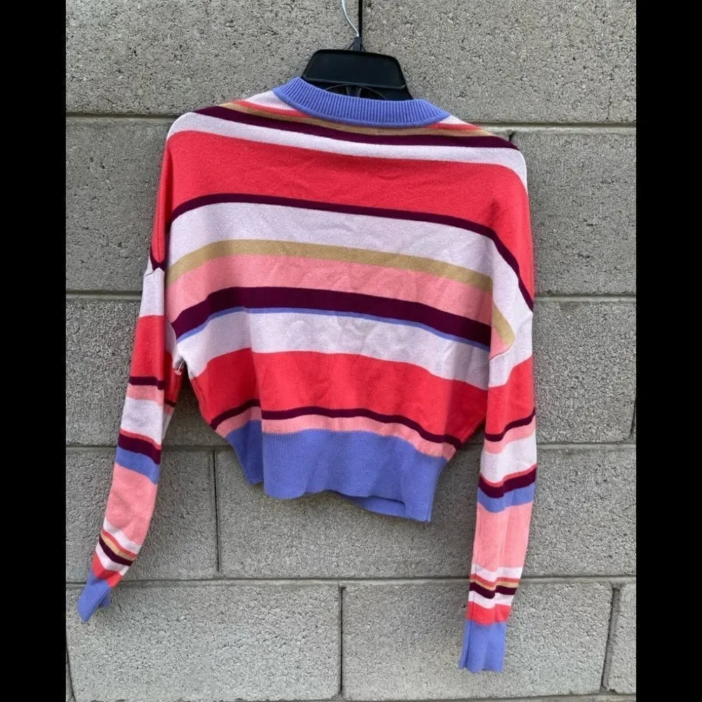 Lewit Stripe Blend Cashmere Sweater small